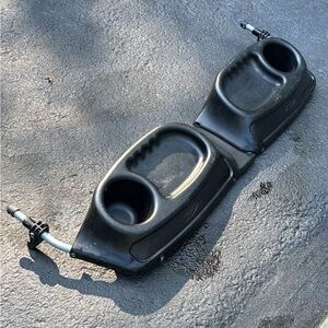 Black Stroller Cup Holder Attachment